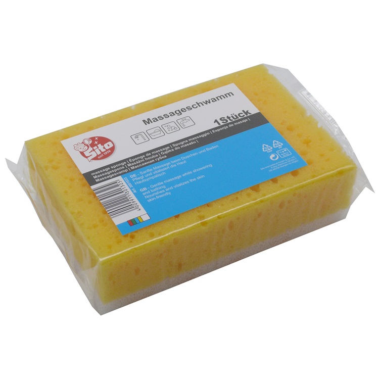 MASSAGESCHWAMM, BUNT